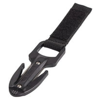 Scuba Cutter Dive Double Edged Blade With Sheath Storage Black