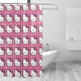 thumbnail image 2 of Hello Kitty Shower Curtain, Waterproof Bathroom Shower Curtains, Washable Cloth Shower Curtain With 12 Hooks, 72 "W X 72" L, 2 of 9