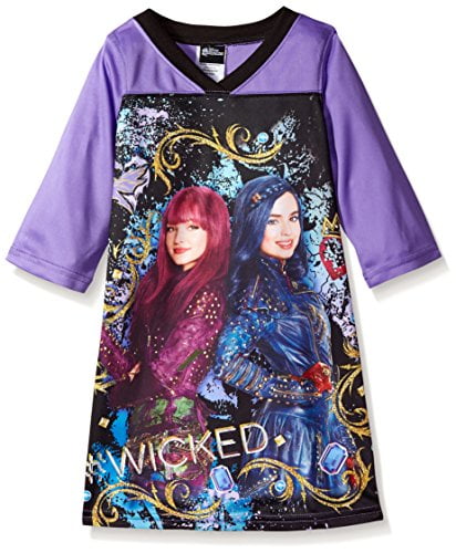 Little Girls' Descendants Nightgown, Black, 4 - Walmart.com