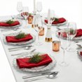 thumbnail image 4 of Yucurem 100PCS Reusable Charger Plates Bulk, 12.2" Plastic Dinner Charger Plates, Round Ruffled Rim Decorative Dinner Tableware for Wedding, Party, Event Table Decor (Silver), 4 of 9