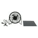 thumbnail image 3 of Ventilador con energía solar, ventilador con panel solar, ventilador solar para exteriores de 3 W, ventilador solar para automóvil, rendimiento finamente ajustado, 3 of 14