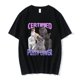 thumbnail image 2 of Camiseta de manga corta para hombre, camisa con certificado de Coño, gato, Meme, informal, Vintage, de gran tamaño, ropa de calle, 2 of 5