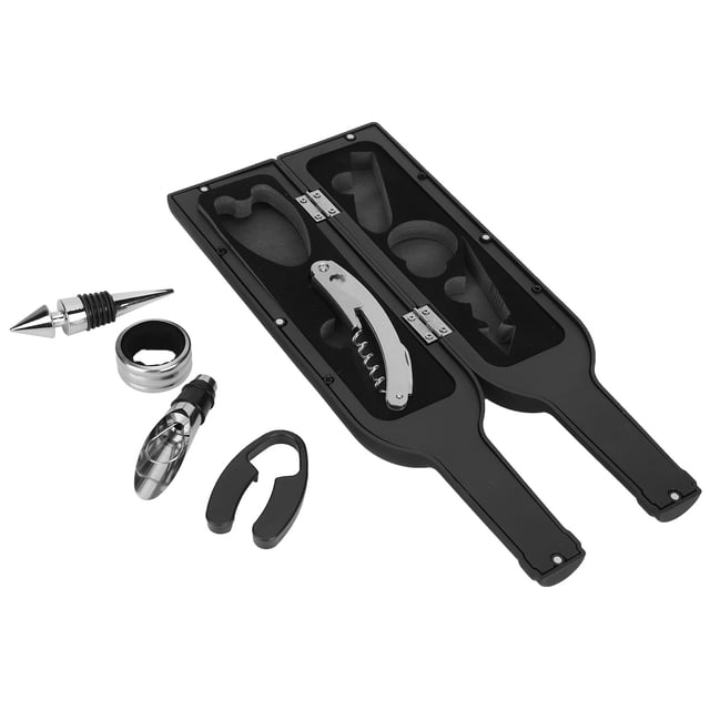 Cutador de aluminio 5pcs/set Ligera de aire Ligero Ayerador de Vinos Kit de Vinos, Sacacorchos de vino, Para Accesorio de Cocina en El Hogar