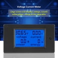 thumbnail image 3 of Voltímetro Digital Medidor De Corriente De Voltaje De Energía Eléctrica Con Pantalla LCD Grande, Umbral De Alarma De Potencia, Función De Memoria Y Derivación De Corriente,, 3 of 7