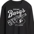 thumbnail image 3 of Barq's - Iconic Drinks & Beverages - It's Good 5 Cents - Men's Long Sleeve T-Shirt, 3 of 5