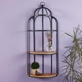 thumbnail image 2 of Metal Cage Wall Shelf, 2 of 2
