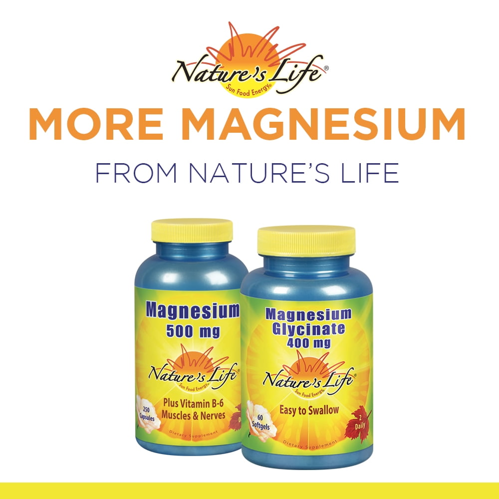 Nature's Life Magnesium Malate 1300mg | With Malic Acid for Maximum  Absorption | May Support Healthy Bones, Teeth & Nerve Function | Non-GMO |  250 Ct - Walmart.com
