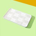 thumbnail image 1 of Double Layer Dish Drainer Tray, Detachable Tableware Drying Rack with Grid Design for Kitchen Countertop, 1 of 7
