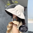 thumbnail image 2 of Womens Summer Baseball Hat for Women - Outdoor Wide Brim UV Protection Foldable Ponytail Sun Visor Cap, 2 of 8