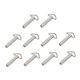 thumbnail image 5 of 10x Llaves de cuerda, piezas y componentes para relojeros, metal resistente para mecanismos de bricolaje. Triángulo de 40 mm, 5 of 9