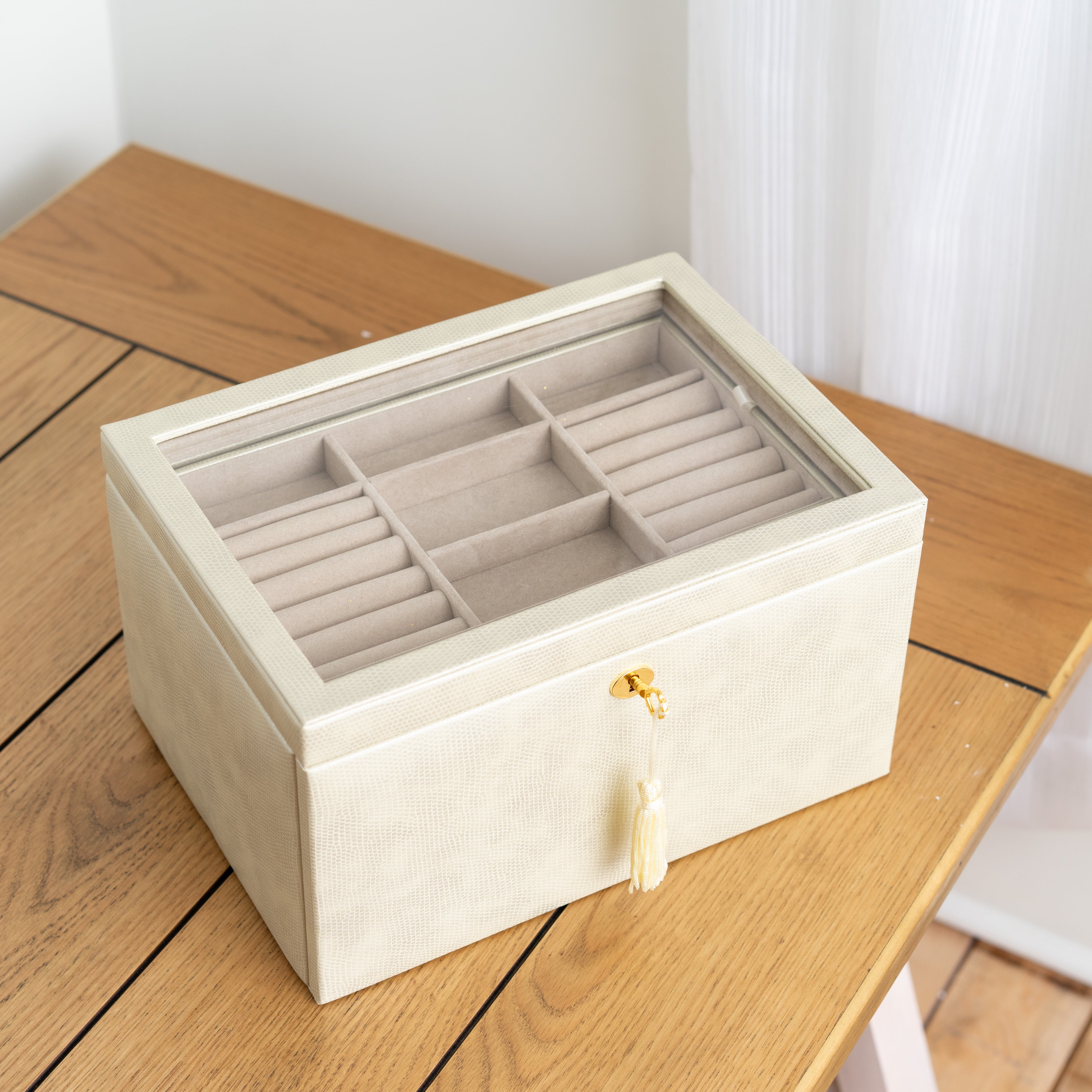 Small Wooden Case Storage Box for Jewellery Small Gadgets Gift Wood CF 