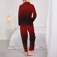 thumbnail image 5 of Bingfone Womens Pajama Sets Red Geometric Print,Long Sleeve Loungewear Pajamas Set-X-Large, 5 of 9