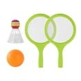 thumbnail image 1 of Kids Badminton Tennis Set Badminton Racket with Ball and Badminton Shuttlecock, Green, 1 of 9