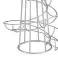 thumbnail image 3 of Yucurem Spiral Egg Skelter Dispenser Rack Metal Storage Display Rack (Silver), 3 of 9