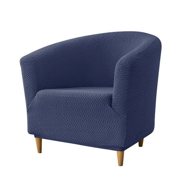Oliegs Housse de Canapé Élastique en Forme de T Jacquard Housse Ronde Maison