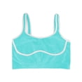 thumbnail image 4 of Wang6 Women’s Ribbed Cropped Workout Tank Tops Trendy Sleeveless Yoga Tops Color Blocking Running Gym Athletic Tshirts Tees 0617liMint Green M, 4 of 4