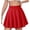 Red, variant on SOMER Black Mini Skirt, Comfy Mini Skirts for Women High Waist Casual, A-Line Summer Fall Women’s Basic Stretch Flared Versatile Skirt 2025