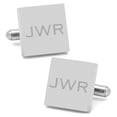 thumbnail image 2 of Stainless Steel Square Infinity Engravable Cufflinks, 2 of 5