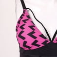 thumbnail image 5 of ibiyuan Womens Plus Size Swimsuit Two Piece Tummy Control Bathing Suit Floral Flowy Swim Tops with Short Swimwear Tropical Floral Womens Two Piece Swimsuit,Hot Pink, 5 of 7