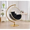 thumbnail image 1 of Heavenly Collection Gold Round Chair, 1 of 3