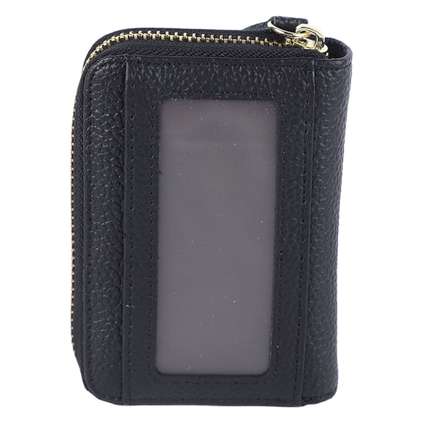 Cartera para tarjetas NikouMX Tarjetero de cuero negro