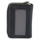 thumbnail image 2 of Cartera para Tarjetas Jadeshay Tarjetero de Cuero Negro, 2 of 12