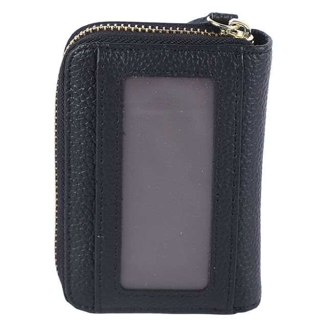 Cartera para tarjetas NikouMX Tarjetero de cuero negro