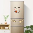 thumbnail image 1 of QTOCIO Fridge Sticker Home Decoration Fridge Sticker Sunglasses Fridge Sticker Happy Delicious Face Kitchen Fridge Wall Stickers Art, 1 of 5