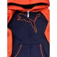 thumbnail image 2 of Puma Infant Boys Red & Navy 2pc Athletic Outfit Hoodie & Sweat Pants Set 18m, 2 of 2