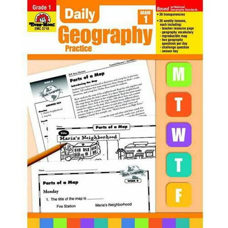 Evan-Moor Daily Geography Practice Book, Multiple Grades