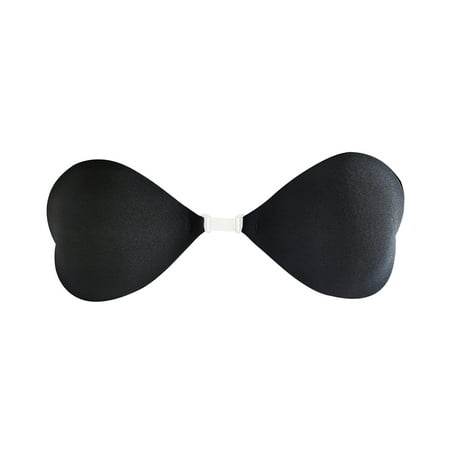 Strapless Sticky Bra Hearted Adhesive Bra Invisible Push Up Sticky Silicone Strapless Bra For Women Stick On Bra For Women
