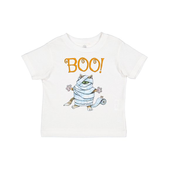 Inktastic Boo with Mummy Cat Boys or Girls Toddler T-Shirt