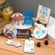 thumbnail image 5 of Summer Style Layered Tray Decoration Home Desktop Decoration Wooden Signage, 5 of 6