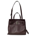 thumbnail image 1 of Pre-Owned Valentino Medium Joylock Top Handle Bag in Burgundy Leather, 1 of 2