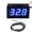 Blue, variant on DC 12V LED Digital Thermometer Temp Sensor Meter NTC Probe -50 ~ 110°C Detector