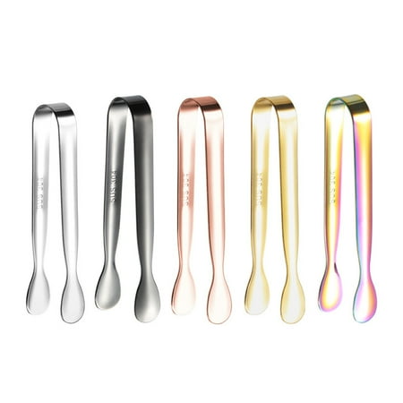 

5Pcs Household Ice Tongs Multi-function Sugar Tongs Convenient Food Tongs Sugar Accessory