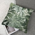 thumbnail image 7 of PHYHOO Green Leaf Covers Herbs Botanical Fern Vintage Leaves Floral Decorative Pillow Cases Set of 2 Throw Pillows Farmhouse Home Decor For Sofa Couch Cushion Outdoor 18x18in, 7 of 7
