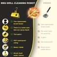 thumbnail image 5 of Cordless Electric Grill Brush 360 Rotating Cleaner with 2 Brush Heads USB, 5 of 7