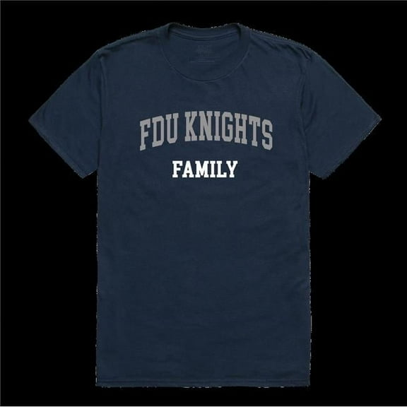 W Republic 571-300-NV2-02 Fairleigh Dickinson Knights Family T-Shirt, Navy - Medium