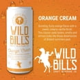 thumbnail image 2 of Wild Bill’s Craft Beverage Co. - Orange Cream - Premium Cane Sugar Soda, 12 oz Can, 2 of 5