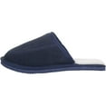 thumbnail image 5 of Snugrugs Men's Suede Mule Slipper with Wool Lining and Lightweight Sole - Navy - US 8, 5 of 7