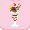 thumbnail image 4 of Inktastic Ice Cream Sundae Boys or Girls Baby Bib, 4 of 4
