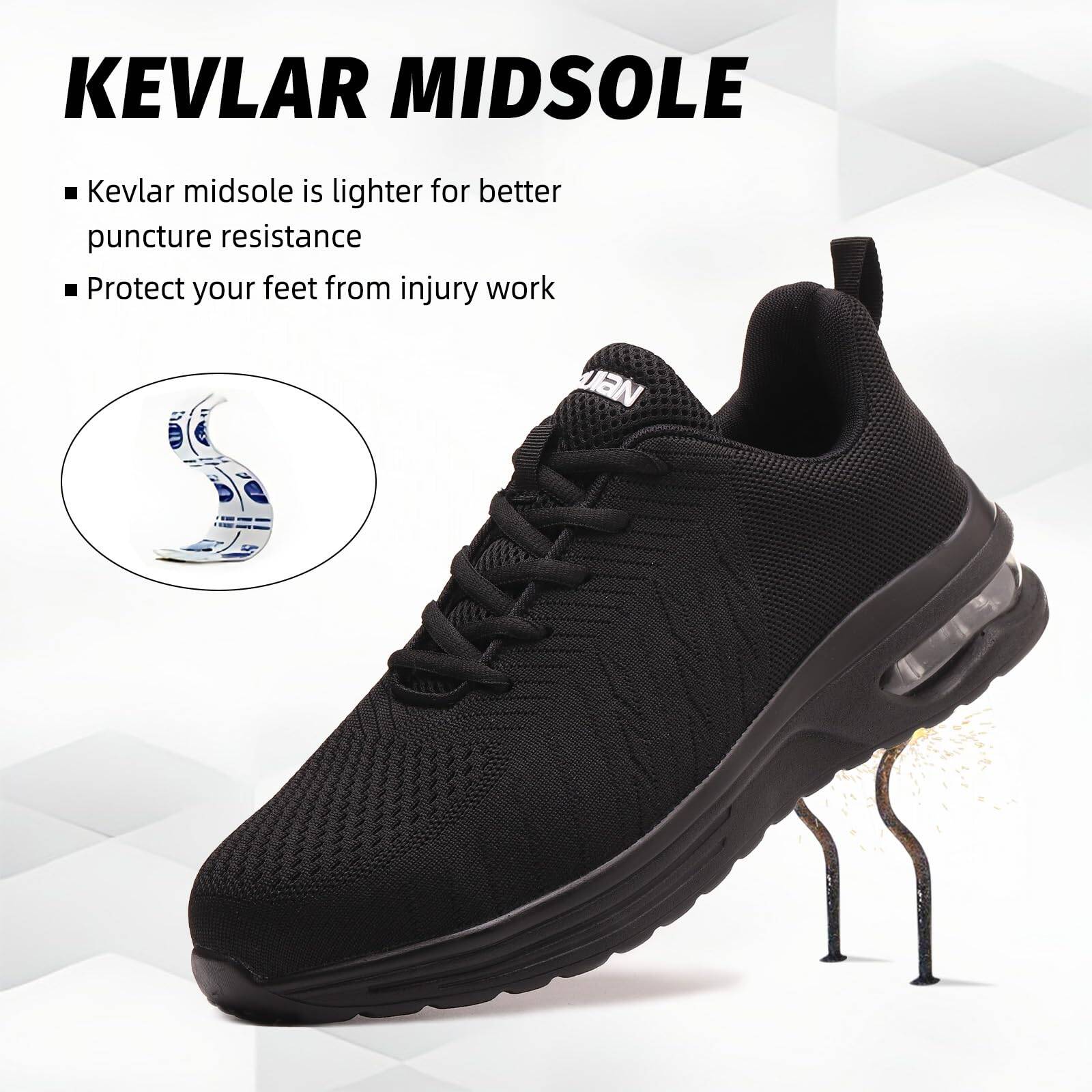 Furuian Steel Toe Air Cushion Work Sneakers photo 3