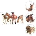 thumbnail image 4 of MasteelfCA 4 Pcs Décorations de Cheval Simulation Petites Artisanat Simulation Plastique Décoration Intérieure, 4 of 7