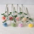thumbnail image 3 of Farfi Artificial Flower Nice-looking Vivid Colorful Single Head Hydrangea Artificial Flower Wedding Ornament for Home (Champagne), 3 of 13