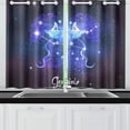 thumbnail image 4 of CADecor Constellation Zodiac Sign Gemini Window Treatment Panel Curtains Window Curtain Kitchen Curtain,Two Piece 26x39 Inches, 4 of 4