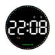 thumbnail image 5 of Reloj de pared digital LED Reloj electrónico con control remoto Pantalla de retroiluminación automática Reloj despertador colgante Reloj de pared, 5 of 8