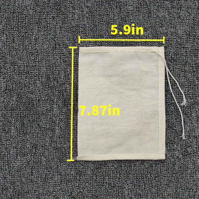 Reusable Cheese Cloth Bag Cheesecloth Filter Cold Brew Good Permeability Multifunction Vegetable Stuffing Water Filtration Tea Coffee Strainer 15x20cm