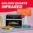 thumbnail image 5 of Instant Omni Plus 19QT/18L Toaster Oven Air Fryer, 10-in-1 Functions, Fits 12 Pizza, Crisp, Broil, Bake, Roast, Toast, Warm, Convection, 100+ In-App Recipes, from the Makers of Instant Pot, Black, 5 of 5