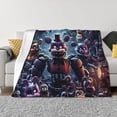 thumbnail image 4 of Lsque Five Nights At Freddy'S Print Flannel Throw Blanket, Ultra-soft Blanket for Bed, Couch, Car, Hypoallergenic Anti-pilling blanket-, 4 of 8